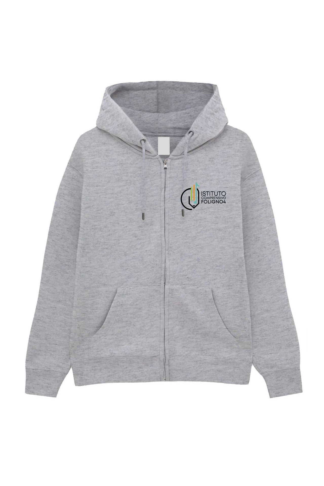 ICF4 - Felpa con Cappuccio e Zip Adulto